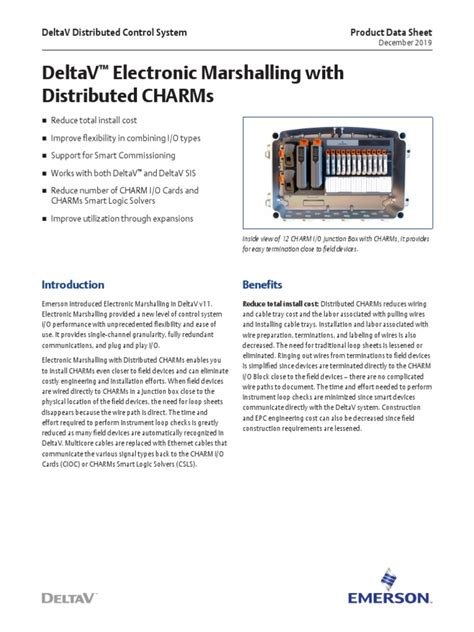 DeltaV™ Electronic Marshalling with Distributed 